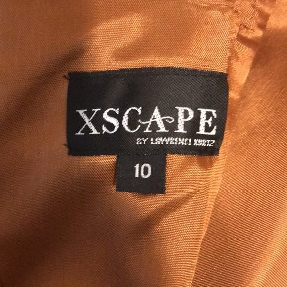 Vintage xscape by Lawrence Kurtz gold halter top size 10 made in USA small - Picture 11 of 12